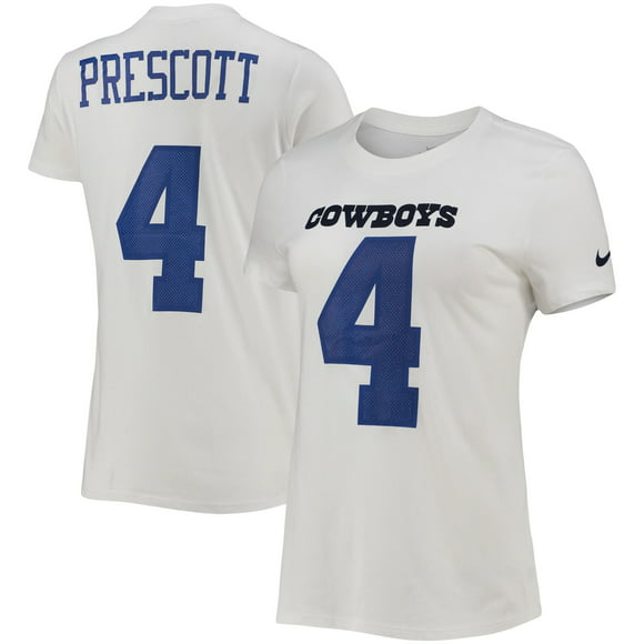 CHARCOAL Women's V-Neck Dak Prescott Dallas Cowboys "Dak Attack" T-Shirt Ladies